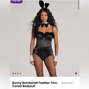 Play boy bunny satin body suit